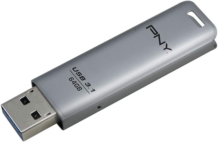 PNY 64GB USB Flash Drive – Elite Steel (C9630)