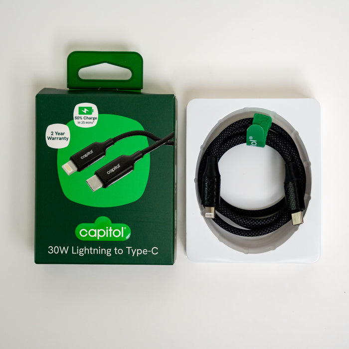 30W Lightning to Type-C Cable 1M 1 metre (C2172)
