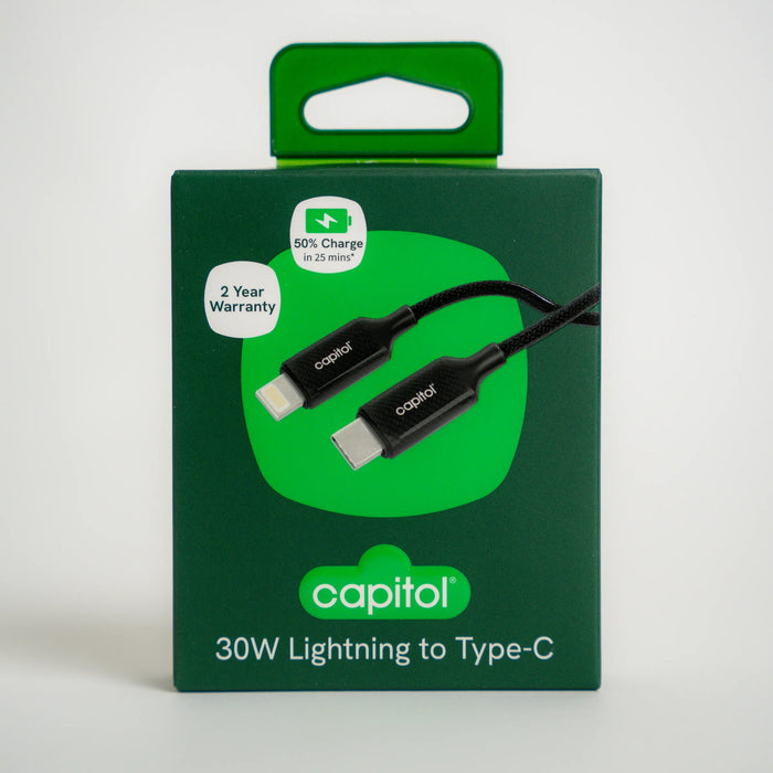 30W Lightning to Type-C Cable 1M 1 metre (C2172)